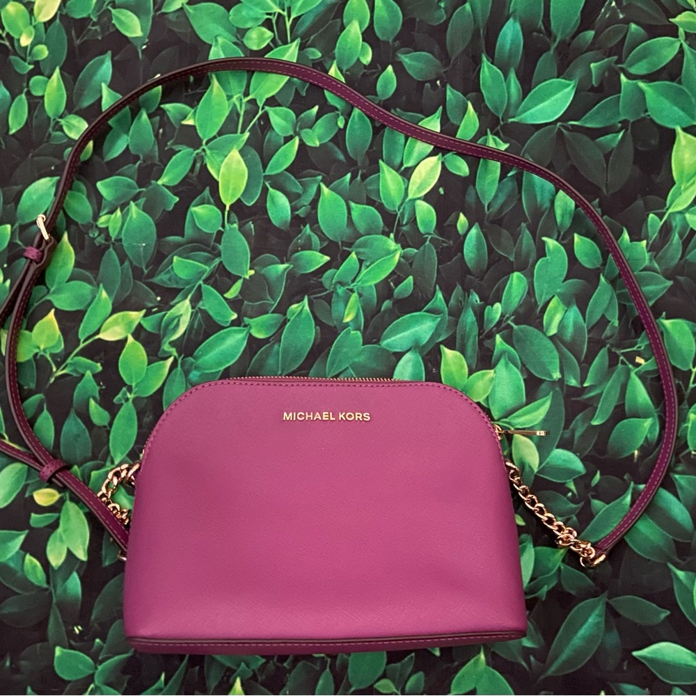 Michael Kors Purple Crossbody Bag